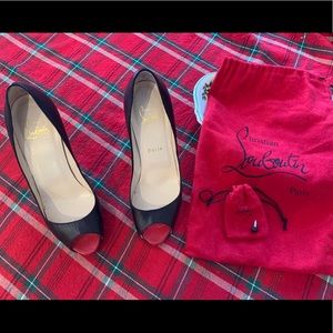 Christian Louboutin Peep Toe Platform heels